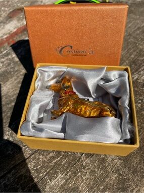 Cristiani Collezione Jeweled Dachshund Trinket Box – Original Box